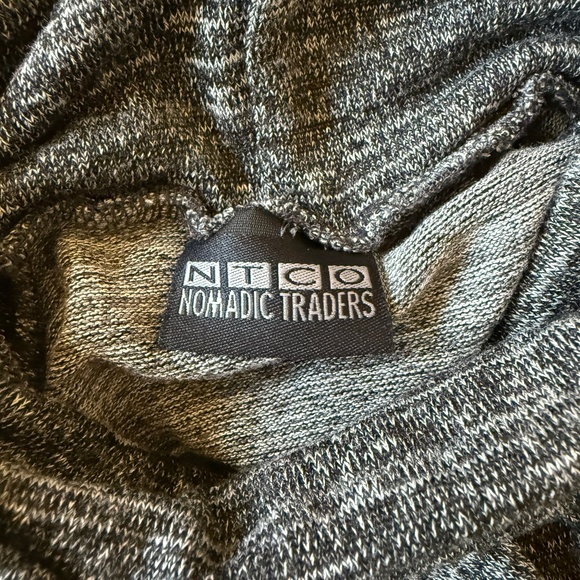 NOMADIC TRADERS TOP SWEATER TURTLENECK HEATHER GRAY PULL ON COZY WARM WINTER - Picture 7 of 11